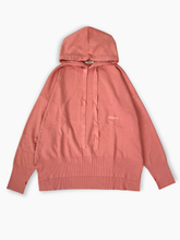 Pink Sweater With Hood and Side Slits -  | dBlank