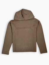 Maglia Tortora Con Cappuccio E Logo -  | dBlank