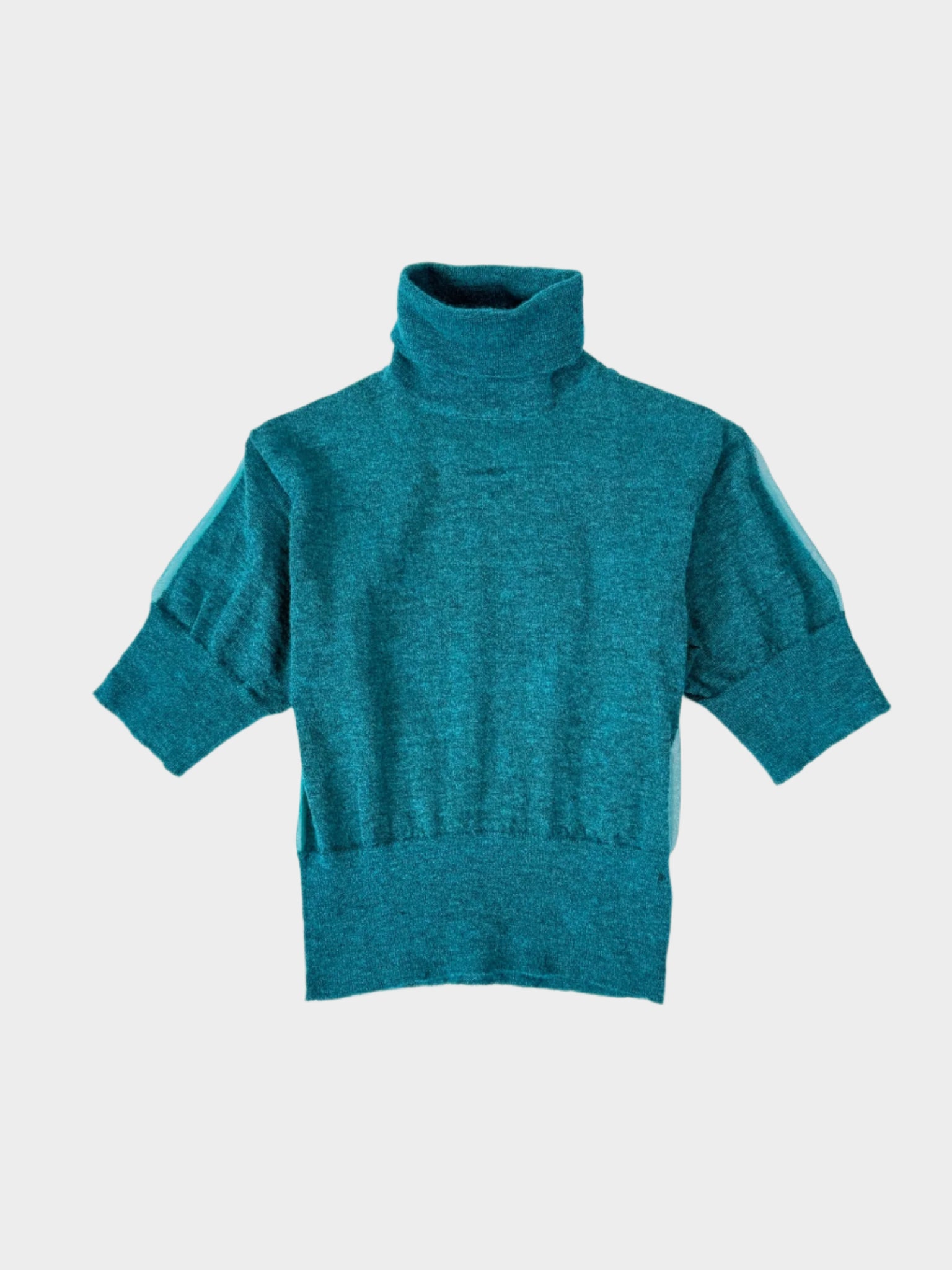 Maglia verde Kirin Baby Got Back con collo alto vista frontale