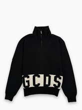 Maglione Low Band Half Zip Mockneck - Nero | Qlhype