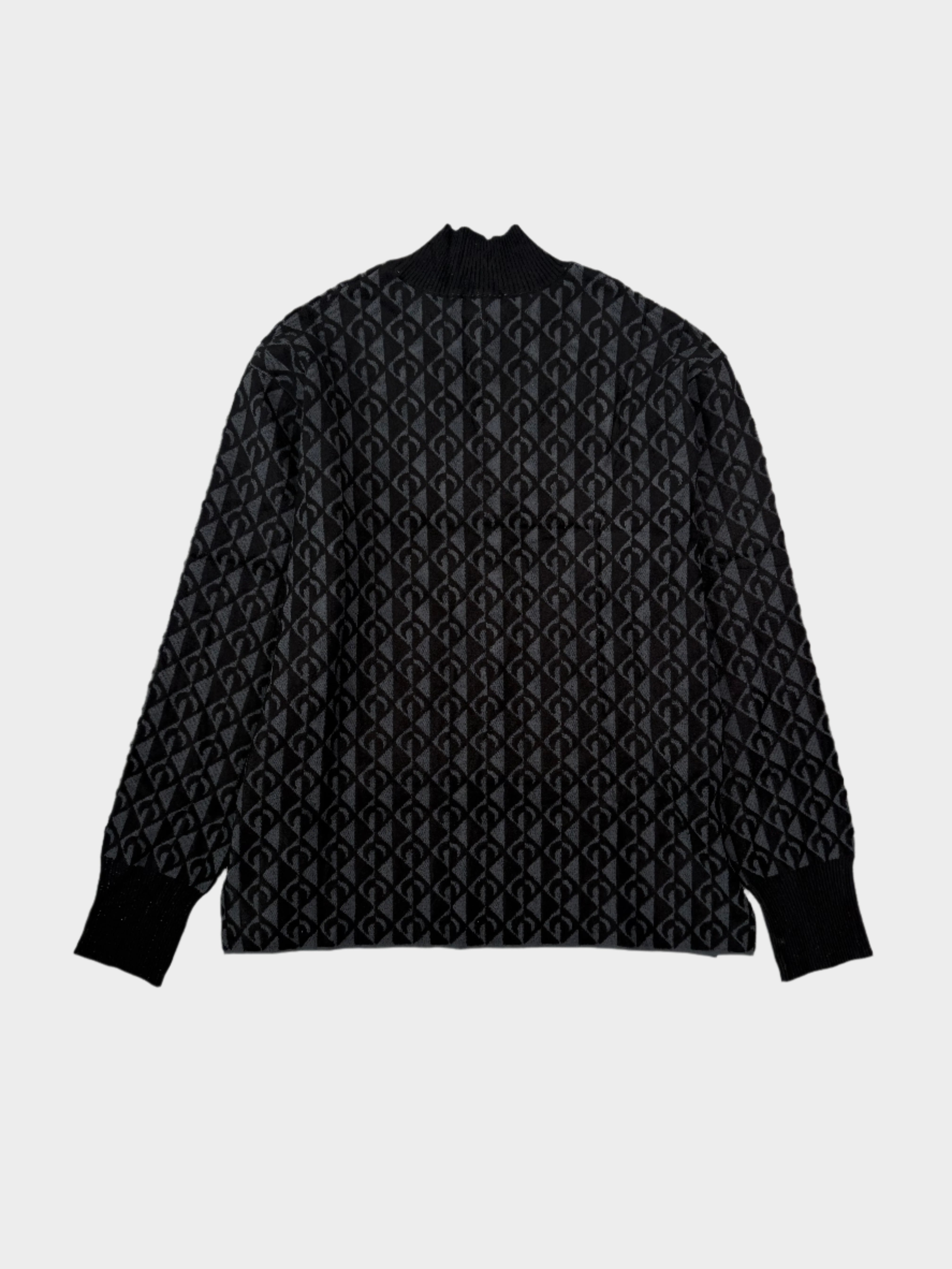 Maglione In Viscosa Con Pattern Monogram All-Over