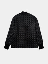 Viscose Sweater With All-Over Monogram Pattern -  | dBlank