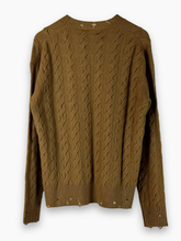 Brown Braided Sweater -  | dBlank