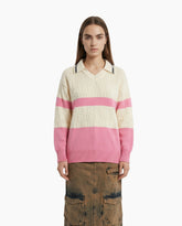 Monogram Polo Sweater -  | Qlhype