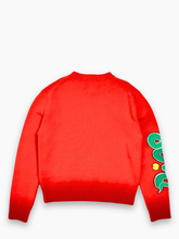 Maglione Degradé Rosso Con Ricamo -  | dBlank