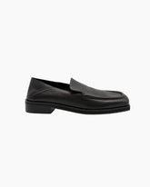 Black Leather Loafers -  | dBlank
