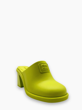 Neon Mule With Wide Rubber Heel -  | dBlank