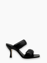 Mule Nere Con Doppio Strap - Nero | Qlhype