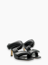 Mule Nere Con Doppio Strap - Nero | Qlhype