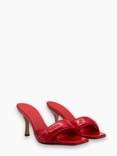 Mule Rossa In Vernice Con Fascia Imbottita - Rosso | Qlhype