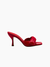 Mule Rossa In Vernice Con Fascia Imbottita -  | dBlank