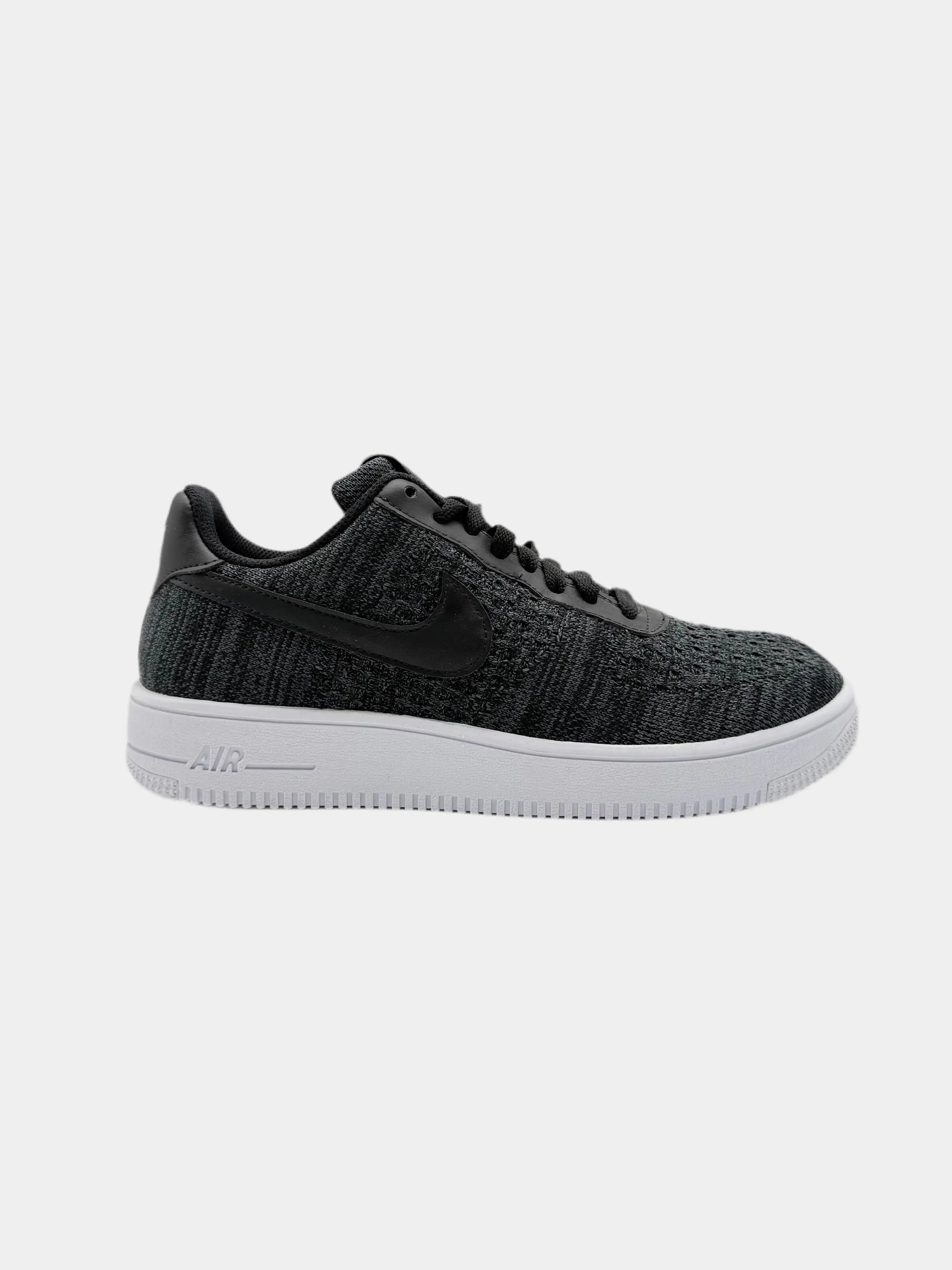Nike Air Force 1 Flyknit nere e bianche preloved 