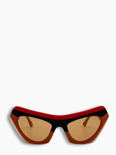 Orange and Red Glasses with Two-Tone Frame -  | Qlhype