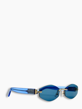 Occhiali Geometrici Blu -  | dBlank