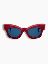 Occhiali Da Sole Rosa Cat-Eye Oversize - Rosso | dBlank