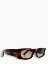 Occhiali Maculati Rettangolari - Marrone | Qlhype