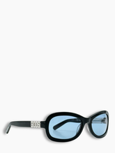 Occhiali Neri Lenti Azzurre -  | dBlank