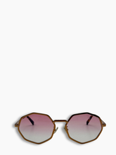 Gold Geometric Frame Glasses -  | Qlhype