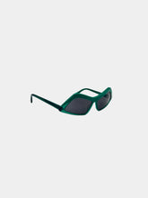 Green Acetate Rectangular Sunglasses -  | dBlank