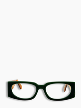 Occhiali Verde Con Aste Arancioni -  | dBlank