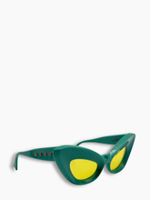 ERL Coil Teal Glasses With Yellow Lenses -  | Qlhype
