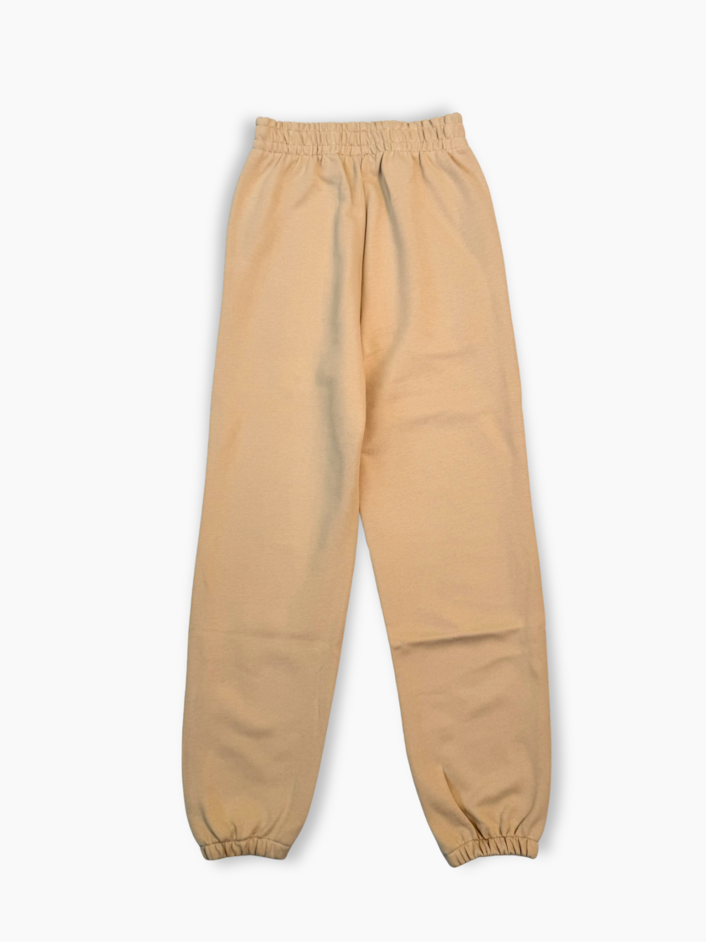 Pantalone Hinnominate beige da donna in cotone con stampa flock tono su tono