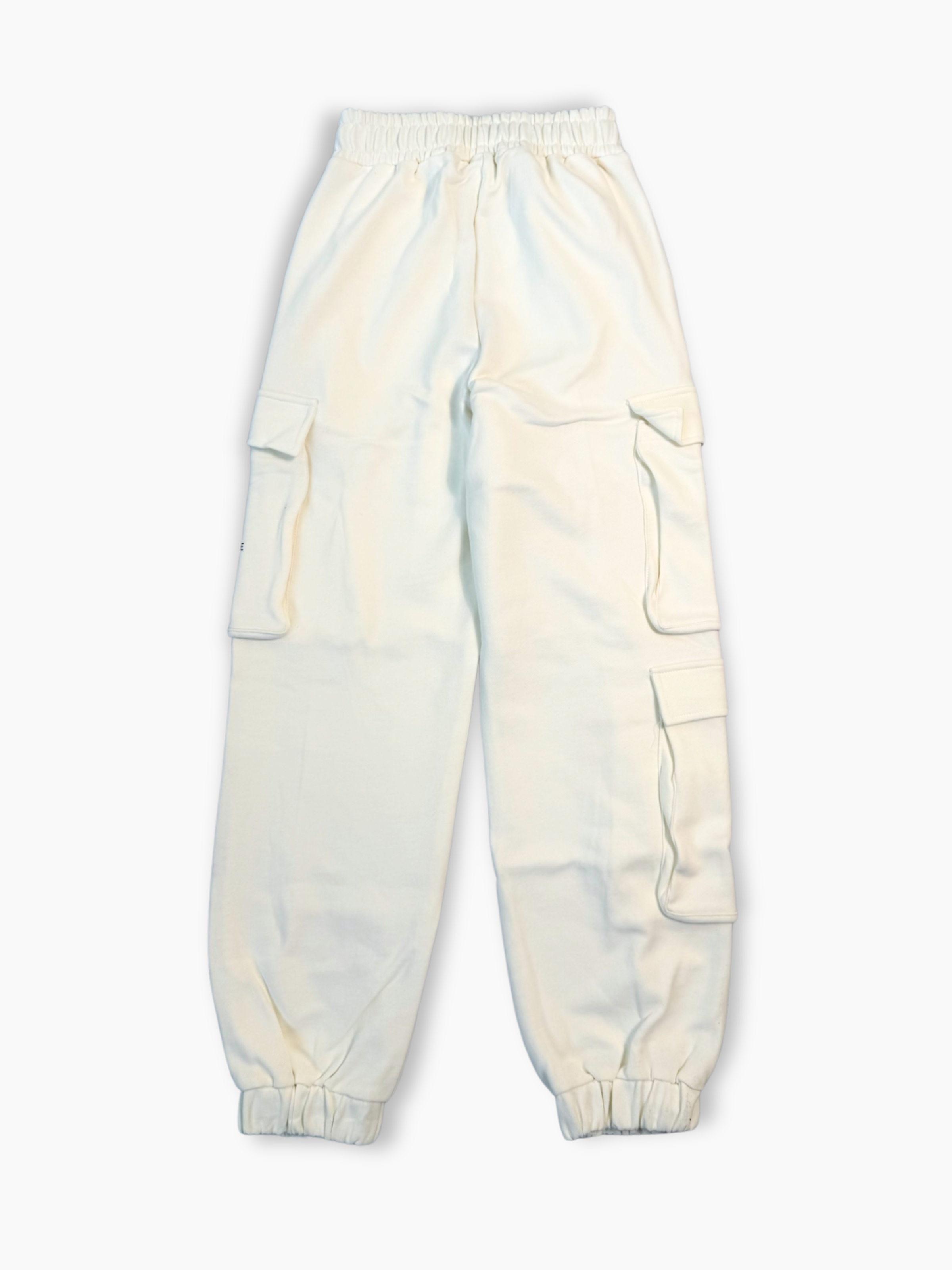 Pantalone bianco Hinnominate in felpa con tasconi visto retro