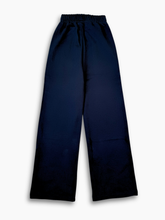 Straight Blue Trousers in Printed Fleece -  | dBlank