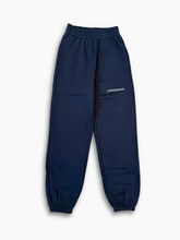 Pantalone Blu In Felpa Con Stampa Frontale - Blu | dBlank