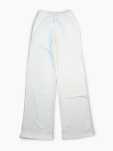 White Straight Cotton Trousers -  | dBlank