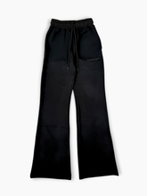 Straight Trousers in Black Modal and Nylon -  | dBlank