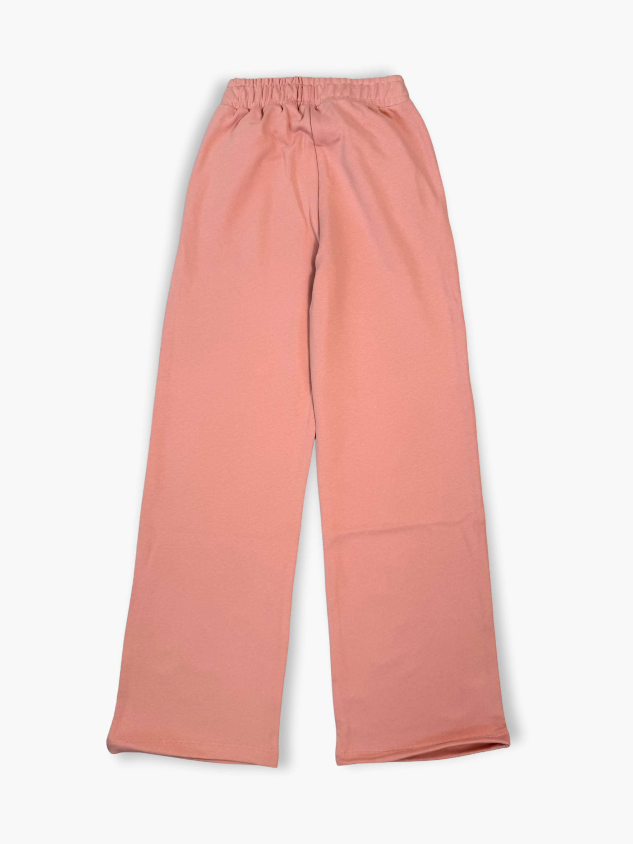 Pantalone Hinnominate rosa dritto da donna in cotone con vita elasticizzata