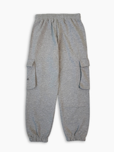 Pantalone Grigio Melange In Felpa Con Tasconi -  | dBlank