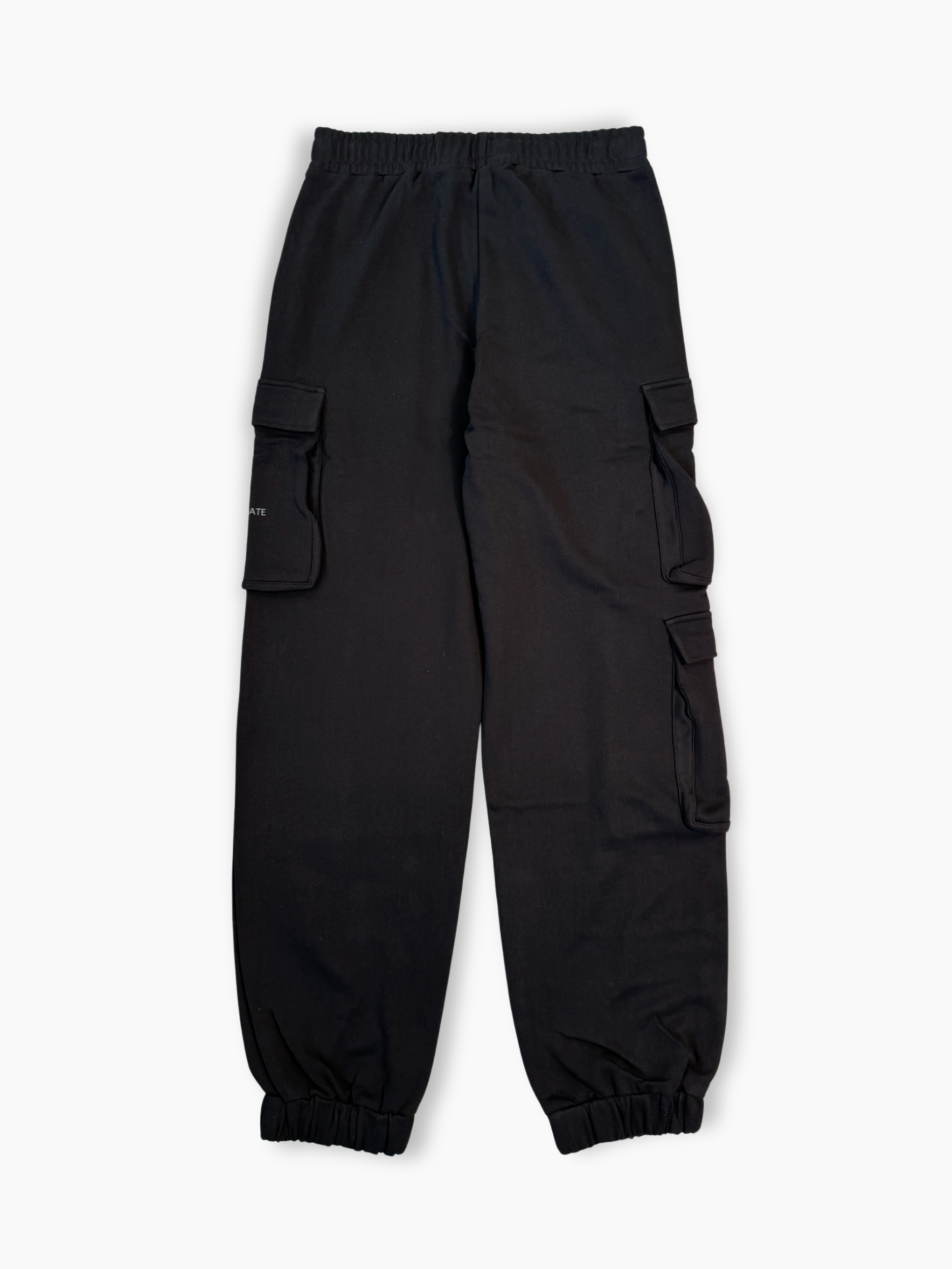 Pantalone Hinnominate in felpa nero con tasconi laterali vista retro