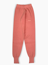 Pink Knitted Trousers with Embroidery -  | dBlank