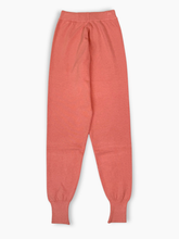 Pink Knitted Trousers with Embroidery -  | dBlank