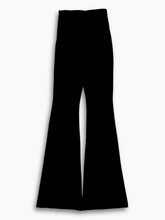 Black Tight Flared Trousers -  | dBlank
