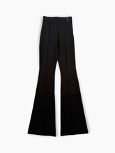 Straight Black Trousers in Milan Stitch -  | dBlank