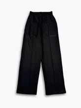 Black Modal Trousers with Ribbing -  | dBlank