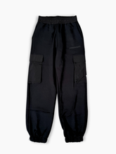 Black Modal and Nylon Trousers with Print -  | dBlank