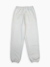 Off White Fleece Trousers With Tone-On Flock -  | dBlank
