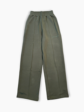 Sage Modal Trousers with Ribbing -  | dBlank