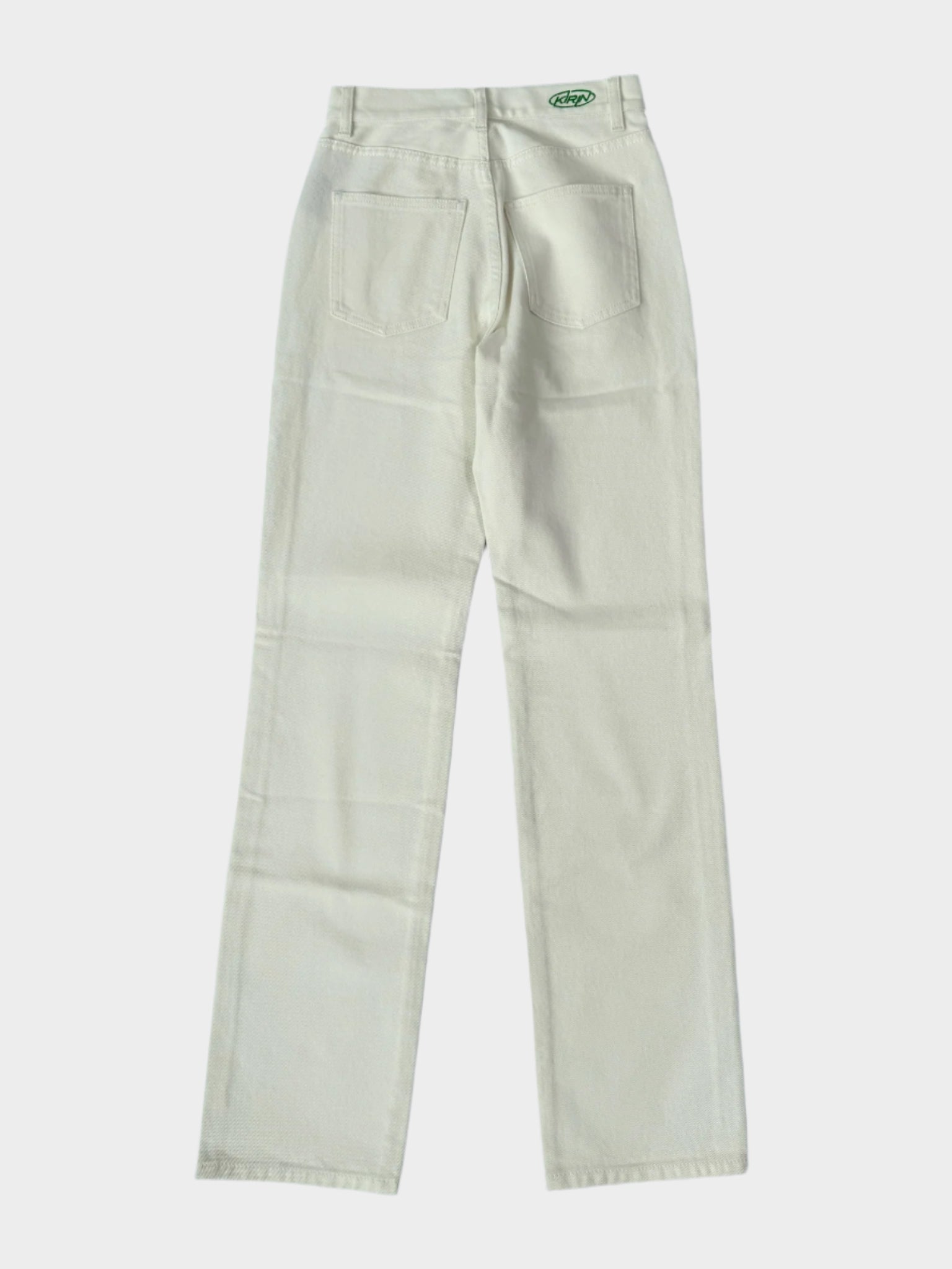 Pantaloni Bianchi Con Stampa Colorata Muses