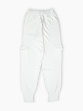 White Knit Cargo Pants -  | dBlank