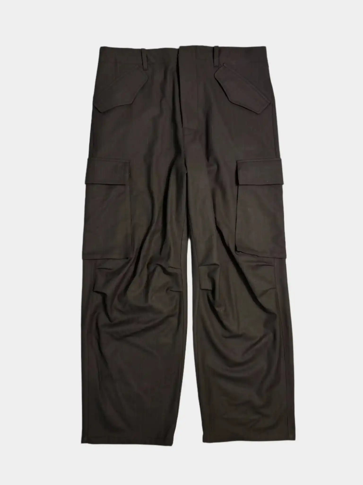 pantaloni cargo lana, pantaloni marrone scuro eleganti, pantaloni gessati uomo, pantaloni sartoriali cargo