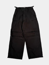 Black Cargo Pants With Pockets And Decorative Zips -  | dBlank