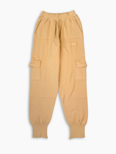 Hazelnut Knit Cargo Pants -  | dBlank