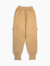 Hazelnut Knit Cargo Pants -  | dBlank