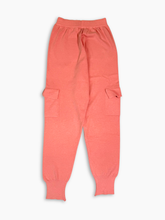 Old Rose Knit Cargo Pants -  | dBlank