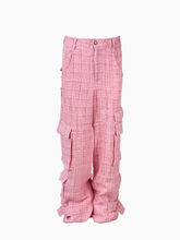 Pantaloni Ultracargo Tweed - Rosa | Qlhype